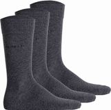 Gant Soft Sokken 3 Paren Grijs EU 43-45 Man