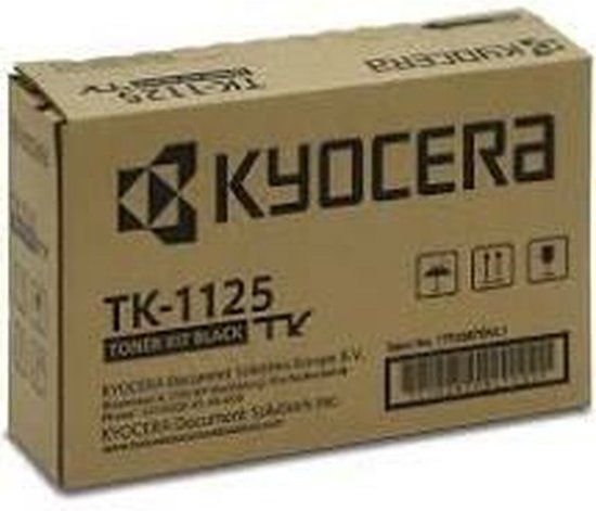 Kyocera TK-1125 Toner Cartridge - Black - 2100 Pages - Original