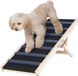 VEVOR Rampe pour chien 1 m de long rampe pour chien avec 7 barres transversales rampe de voiture pour chien en bois de pin caoutchouc aide à l'embarquement pour chien 5 réglages de hauteur rampe pour animaux de compagnie capacité de charge d'environ 45 kg pour chiens grands et petits