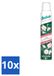 Batiste 10 x Shampooing sec naturel avec fibre de bambou et gardénia, 200 ml - Lot économique