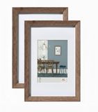 walther design Fiorito EF430ND Fotolijsten, walnoot, 24 x 30 cm, houten frame, verpakking van 2