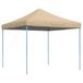 vidaXL Partytent, inklapbaar, pop-up model, beige, 292x292x315 cm