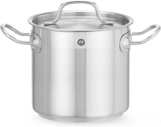 Hendi Kookpan hoog met deksel 3 liter - 8711369832004