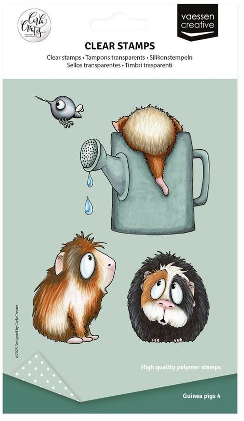 Vaessen Creative Clear Stamps Cavia's 4