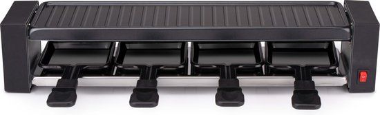 alpina Raclette Gourmet Set - 800 W - Black