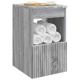 vidaXL Badkamerkast Grijs Sonoma 30 x 35 x 50 cm Bewerkt hout