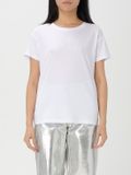 Armani Exchange Relaxed Fit Short Sleeve Crew Neck Tee Wo - White T-Shirts