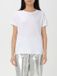Armani Exchange Relaxed Fit Short Sleeve Crew Neck Tee Wo - White T-Shirts