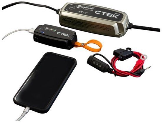 CTEK MXS 5.0 Power Kit Acculader - 12V - Auto, Motor, Bromfiets - Met Powerbank