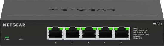 NETGEAR MS305E - Smart Managed 5-Port 2.5 Gigabit Ethernet Switch