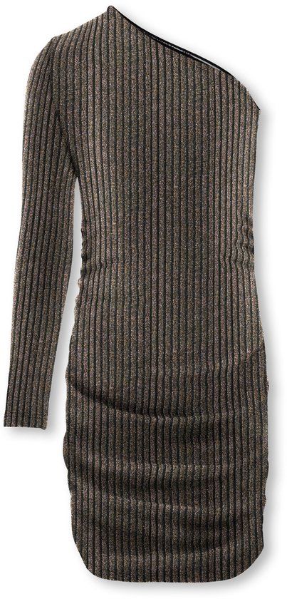 ONLY Kids ONLY winter jurk meisjes - zwart - KogQueen - regular fit, glitter