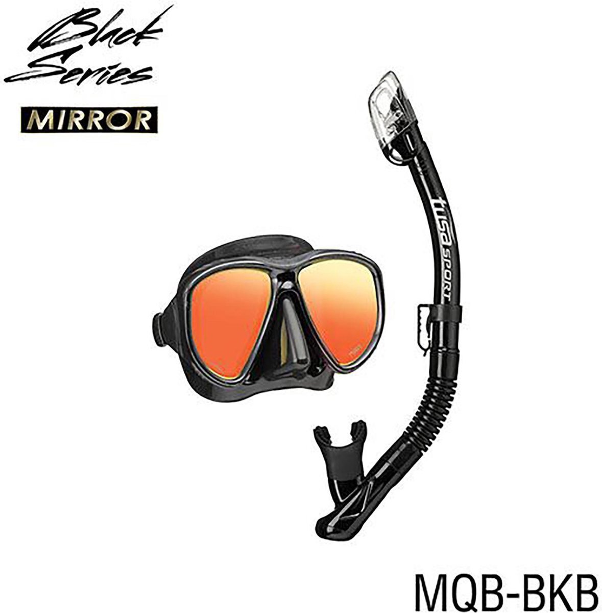 Tusa sport TUSAsport Snorkelmasker Duikbril Snorkelset Powerview UC-2425MQB - Zwart