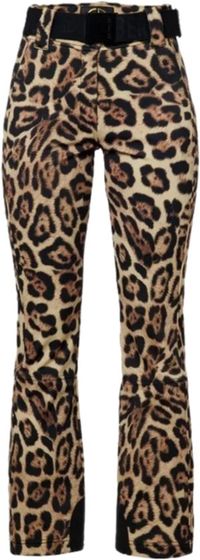 Goldbergh softshellbroek dames - S/36 - Bruin pattern