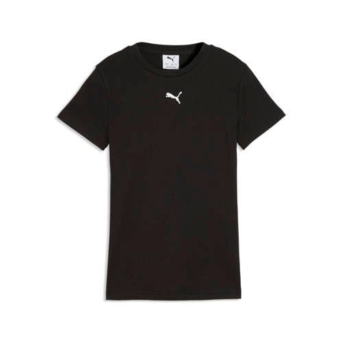 Puma Essential Elevated T-shirt met logo - zwart
