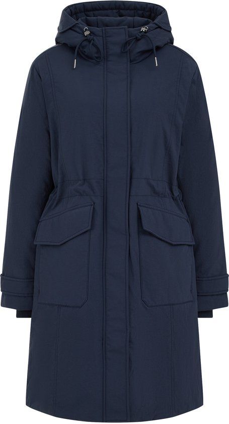 WE Fashion Dames gewatteerde parka - Dark blue - XS