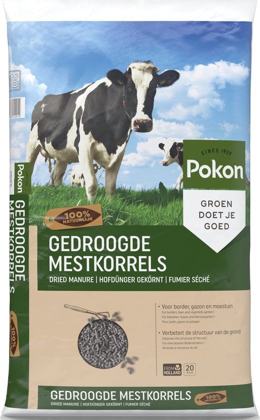 Pokon Gedroogde Mestkorrel - 20kg