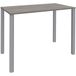 Table haute Gaya 4 pieds L120xH105xP60 cm