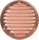Europlast metalen ventilatierooster rond koper Ø 125mm