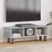 Maison Exclusive - Support TV, 100 x 35 x 35 cm, couleur béton, fibre de bois