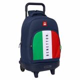 Benetton Schoolrugzak Flag Marineblauw 33 x 45 x 22 cm