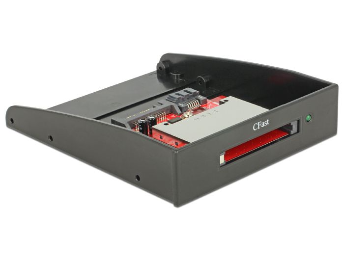 DeLOCK 91496 - Card Reader - CFast - SATA - Internal - Black