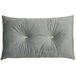 Bumble Riva Paoletti Bumble Rechthoekig Bijenstrooisel Kussen - Zilver - Faux Velvet Look and Feel - Metalen Bijenknopen met juwelen - Polyfilled - 100% Polyester - 30 x 50cm