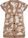 Usha Slipover Vrouwen XL Taupe/Gebroken Wit Gebloemd Viscose/Polyester/Polyamide