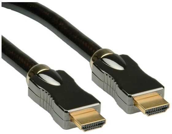 ROLINE HDMI Ultra HD Kabel met Ethernet - 1m - Zwart