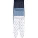 LUPILU Pantalon de jogging pour bébé, pourcentage élevé de coton biologique, lot de 3. (Blanc/bleu foncé/bleu, 50/56)