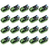 vidaXL Spanbanden 20 st 800 daN 6 m groen