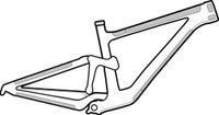 Lizard Skins Beschermend frame transparant, Zwart 10 stuks