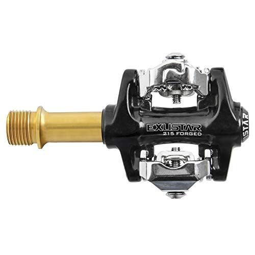 Exustar E-PM215TI klikpedaal, zwart/goud