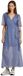 Pepe Jeans Robe Manches Courtes Bleu M Femme