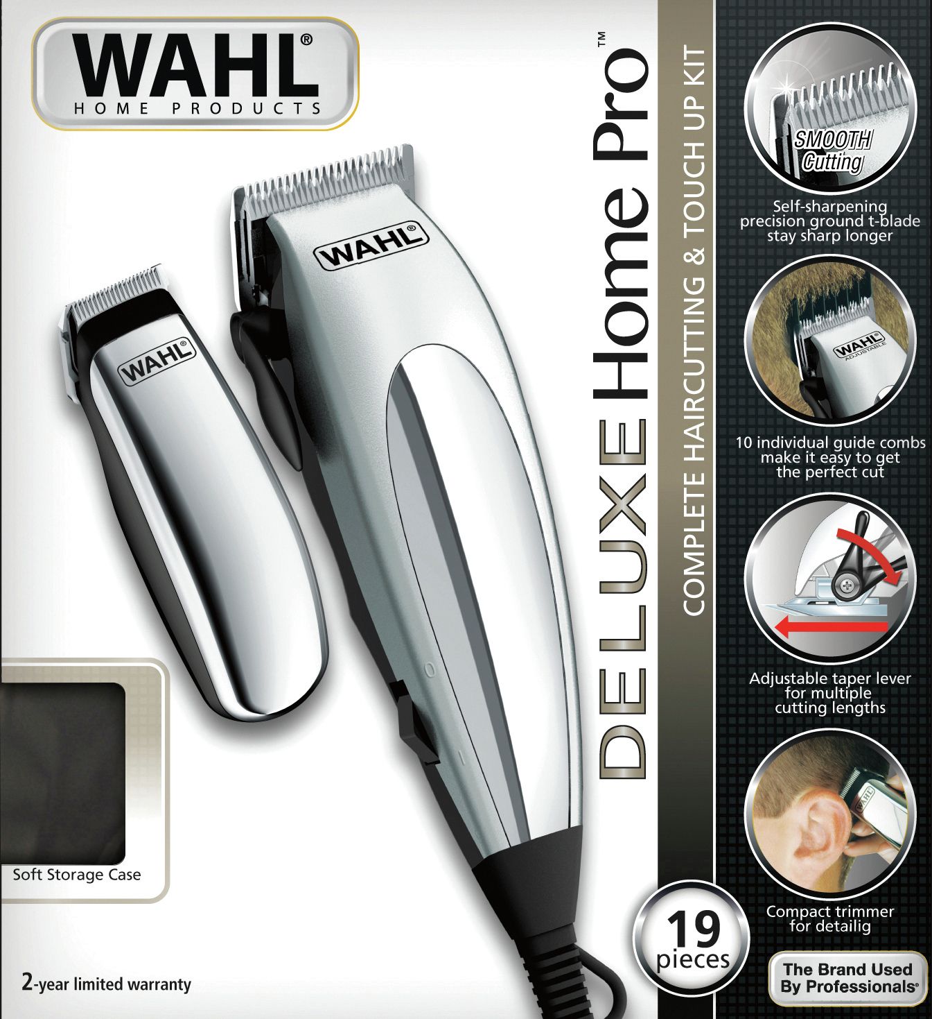 Wahl 79305-1316 - Scheer-, knip- en trimapparaat - Chroom/Zilver