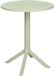 Ambiance Tuintafel - D60 x 75 cm - mintgroen - rond - polypropyleen - bistrotafel