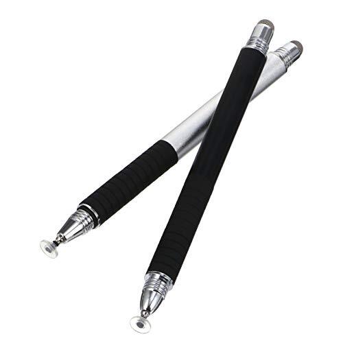 Gatuida 21 Pennen Potlood Hoog/Touch Compatibel in Laptop/Schrijfscherm Pen Stylus Universeel Tekenen Zwart Nauwkeurig Gevoelig Voor Zilver Met Telefoon Handschrift