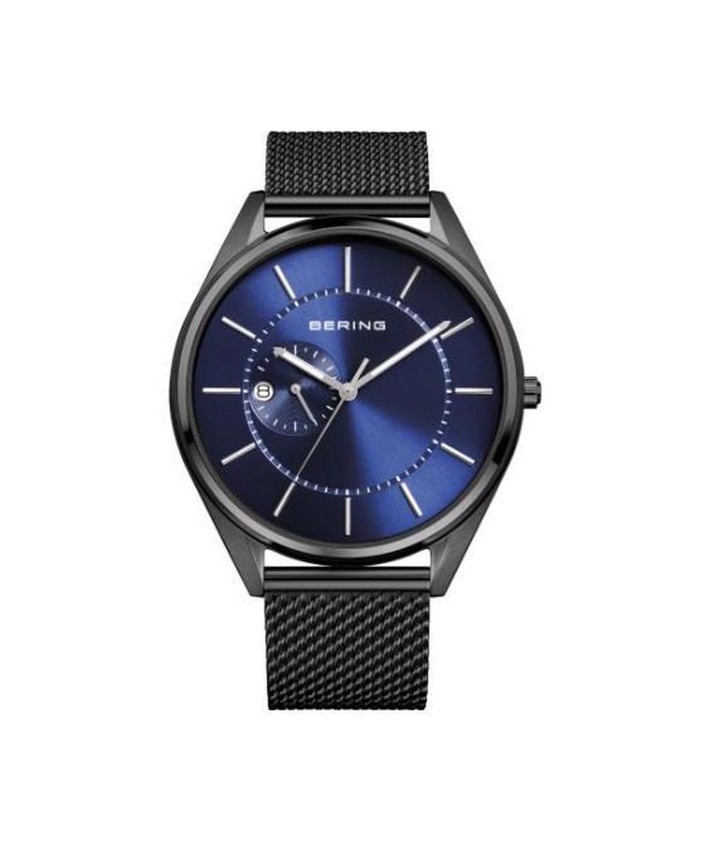 Bering 16243-227 - Horloge - RVS - Zwart - Ø 43 mm