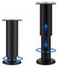 Set de 4 pieds de meuble réglables en acier inoxydable