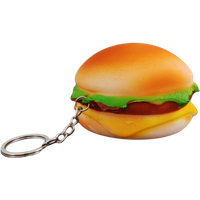 Verk Squishy Burger Keychain - 8 × 5 cm