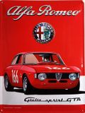 I&S Alfa Romeo Giulia Sprint GTA Metalen Wandbord 20 x 30 cm