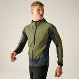 Dare2B Heren Endurance Windbestendige Waterafstotende Stretch Midlayer met Capuchon