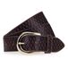 b.belt Riem Leer - Jongens - 90 cm - dunkelbraun