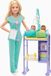 Barbie Babydokter Speelset met Blonde Pop, 2 Babypoppen en Speelitems