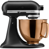 KitchenAid Artisan Mixer 5KSM125EBM Mat Zwart + Design Mengkom Koper