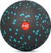 Hop-Sport Massagebal voor Fasciatraining - Fasciabal voor volledige lichaamszelfmassage van milieuvriendelijk EPP – 8 cm diameter HS-S008MB (8 cm) (Zwart/Blauw)