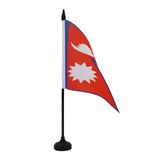 AZ FLAG Tafelvlag Nepal 21x14 cm