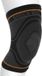 Shock Doctor Compression Knit Knee Sleeve Gel Support 2065 Zwart/Grijs One Size