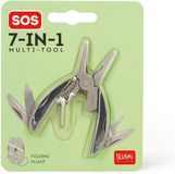 7-in-1 Legami 7-in-1 Multitool SOS Mr. 007 Zilver Staal