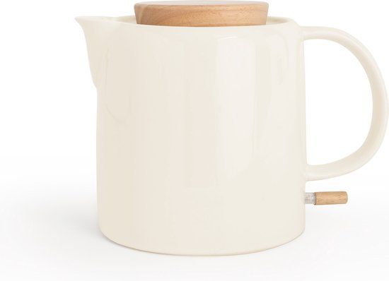 CREATE - KETTLE CERAMIC - Elektrische waterkoker - 1 L - Gebroken wit