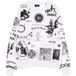 Manches longues Crewneck Man Solid Manifesto Sweatshirt Blanc